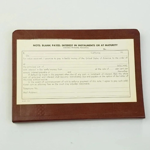 Trussell My Finances Vintage Accounting With Box Yellow Envelopes Copyright 1961 - Picture 7 of 8